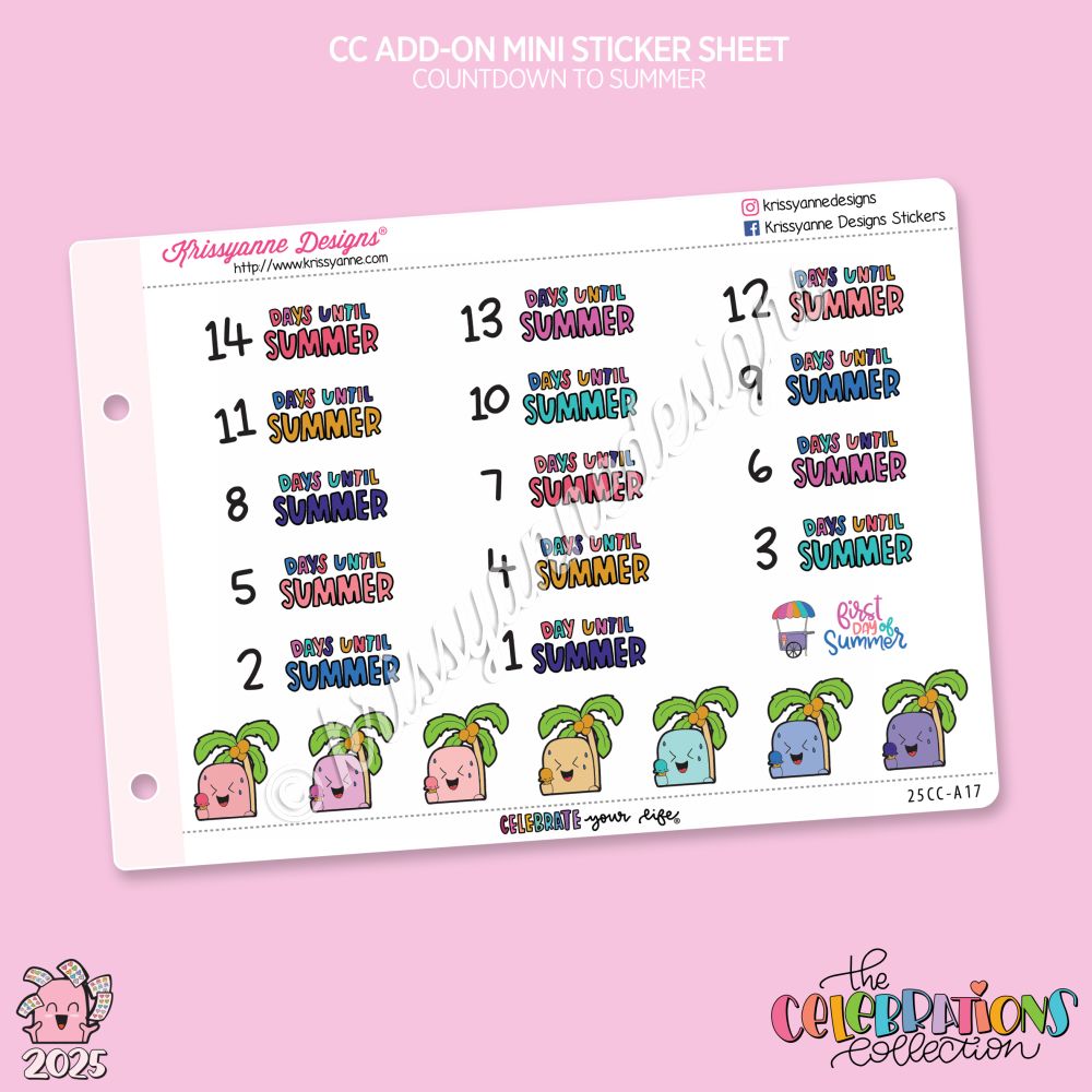 CC Mini Add-On | Countdown to Summer (June Coordinates)