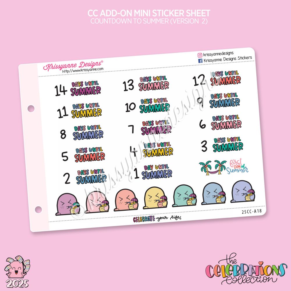CC Mini Add-On | Countdown to Summer v. 2 (July Coordinates)