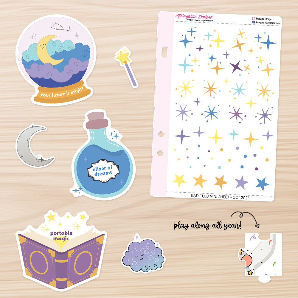 October '25 KAD Club Sticker Sub