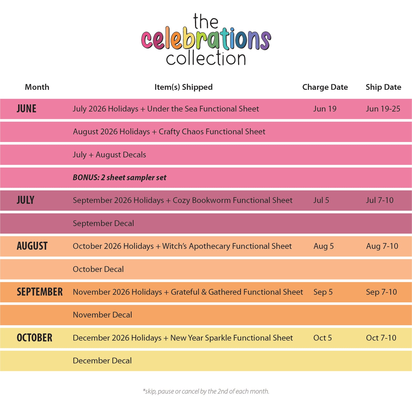 KAD Club Celebrations Sub